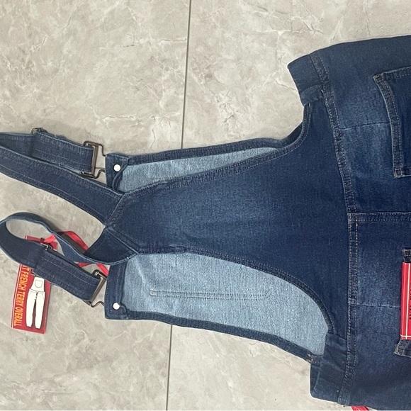 NWT.Dark Blue Terry Overalls size Small. Anti-Blue by Blue Spice. Women’s - Picture 4 of 13